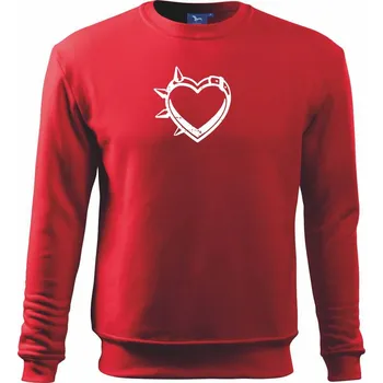 Chlapecké tričko Love obojek - Mikina Essential dětská - 158 cm/12 let ( Červená )