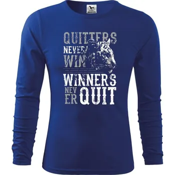Chlapecké tričko Tiger quitter - Triko dětské Long Sleeve - 122 cm/6 let ( Královská modrá )