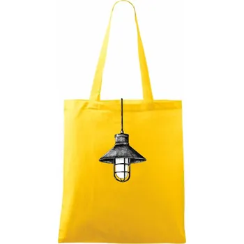 Lucerna stará černobílá - Taška bavlněná - 42 x 38 cm ( Žlutá )