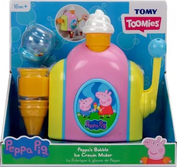 Hračka pro nejmenší Tomy Toomies Peppa Pig Výrobník pěnových kornoutů