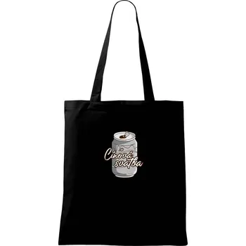 Cínová svatba 10 - Taška bavlněná - 42 x 38 cm ( Černá )