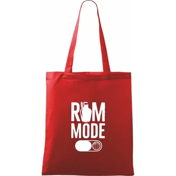 Nákupní taška Rum mode - Taška bavlněná - 42 x 38 cm ( Červená )