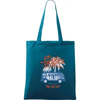 Team Surfer 1980 - Taška bavlněná - 42 x 38 cm ( Petrolejová )