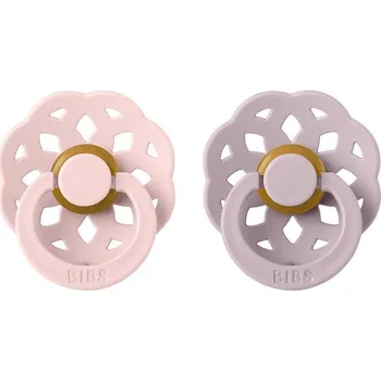 Bibs dudlíky kaučuk 2 ks 6 m+ měsíců Boheme Blossom-dusky-lilac