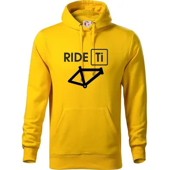 Pánská mikina Ride Ti - Mikina pánská Cape s kapucí - M ( Žlutá )