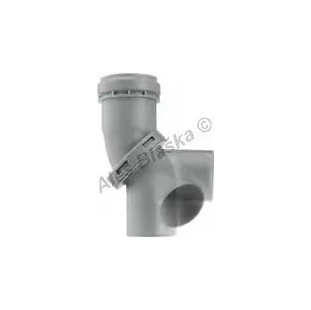 Kanalizační potrubí HAAS (Otto Haas KG) - Nurnberg - Německo | Plynule nastavitelné odpadní HT koleno (HT kanalizační odpadní systém) - DN40/50 OHA.504x