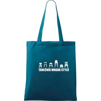 Tanečník mnoha stylů - Taška bavlněná - 42 x 38 cm ( Petrolejová )