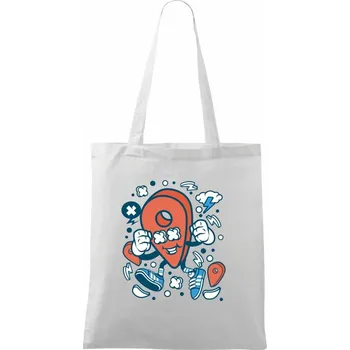 Výletník - Taška bavlněná - 42 x 38 cm ( Bílá )