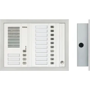 Poštovní schránka Zvonkové tablo TESLA GUARD pro zazdění - 13 účastníků
