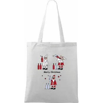 Proč je Santa červený (Hana-creative) - Taška bavlněná - 42 x 38 cm ( Bílá )