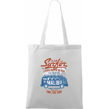 Team Surfer 1980 - Taška bavlněná - 42 x 38 cm ( Bílá )