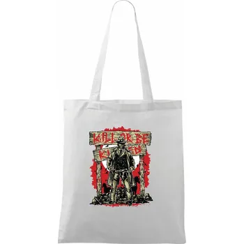 Kill Or Be Killed western - Taška bavlněná - 42 x 38 cm ( Bílá )