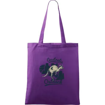 Australia klokan - Taška bavlněná - 42 x 38 cm ( Fialová )