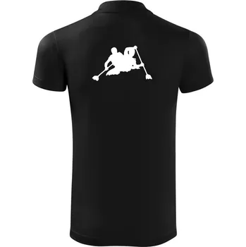 Pánská košile Kanoe dvojka - Polokošile Victory sportovní (dresovina) - S ( Černá )