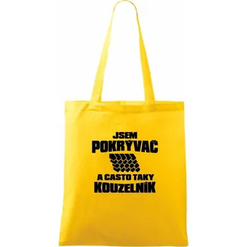 Nákupní taška Pokrývač kouzelník - Taška bavlněná - 42 x 38 cm ( Žlutá )