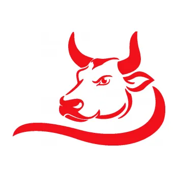 Samolepící dekorace SAMOLEPKA Býk 008 levá (10 - červená) NA AUTO, NÁLEPKA, FÓLIE, POLEP, TUNING, VLASTNÍ TEXT, TISK, AUTOSAMOLEPKY.cz, POLEPY, OBRÁZEK, LOGO, SAMOLEPKY