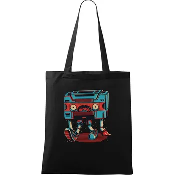 Vytahaná kazeta - Taška bavlněná - 42 x 38 cm ( Černá )