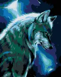 Zuty Malování podle čísel Svítící vlk…