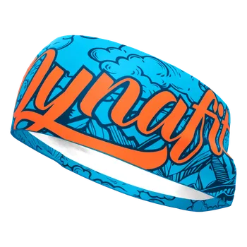 Sportovní čelenka Dynafit Graphic Performance Headband Ocean modrá/oranžová