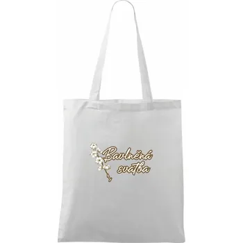 Bavlněná svatba 1 - Taška bavlněná - 42 x 38 cm ( Bílá )