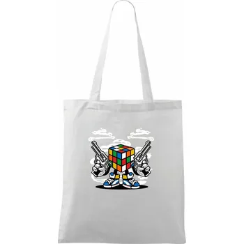 Rubikátor zabil - Taška bavlněná - 42 x 38 cm ( Bílá )