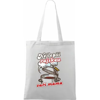 Nejlepší rajskou vaří máma - Taška bavlněná - 42 x 38 cm ( Bílá )
