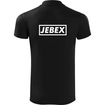 Pánská košile Jebex - Polokošile Victory sportovní (dresovina) - L ( Černá )