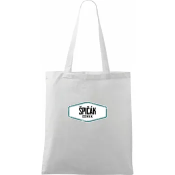 Hora Špičák - Taška bavlněná - 42 x 38 cm ( Bílá )