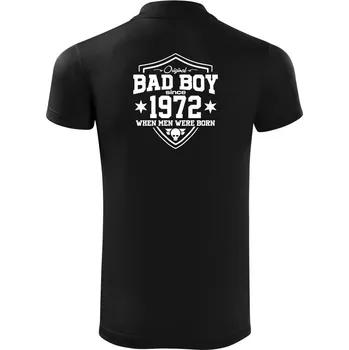 Pánská košile Bad boy since 1972 - Polokošile Victory sportovní (dresovina) - 3XL ( Černá )