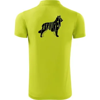 Pánská košile Belgický ovčák - Polokošile Victory sportovní (dresovina) - 3XL ( Limetková )