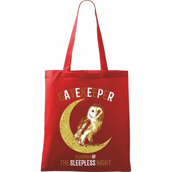 Owl gate - Taška bavlněná - 42 x 38 cm ( Červená )