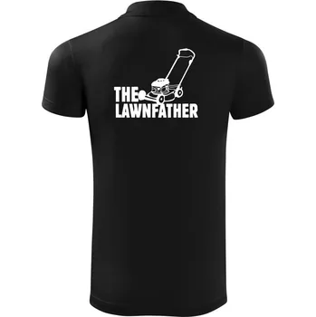 Pánská košile The Lawnfather - Polokošile Victory sportovní (dresovina) - L ( Černá )