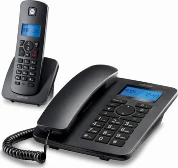 Stolní telefon Motorola C4201 Combo Dect černý