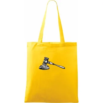 Soudcovské kladívko - Taška bavlněná - 42 x 38 cm ( Žlutá )