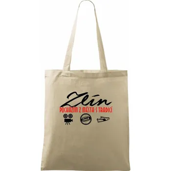 Nákupní taška Zlín město s tradicí - Taška bavlněná - 42 x 38 cm ( Naturální )