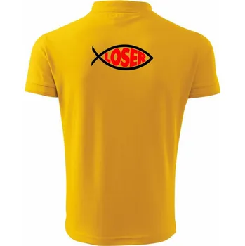 Pánská košile Rybaření - Loser - Polokošile pánská Pique Polo 203 - L ( Žlutá )