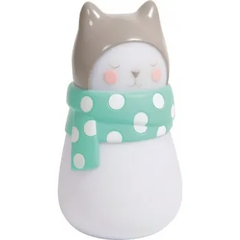 Hračka pro nejmenší Moulin Roty Noční světýlko kočička 14 cm