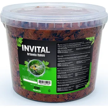 Krmivo pro rybičky INVITAL Artemia flakes 3000 ml vločky