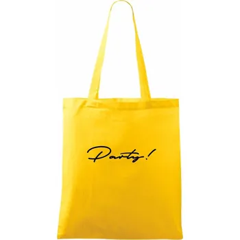 Řekni to - Party - Taška bavlněná - 42 x 38 cm ( Žlutá )
