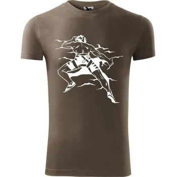 Climbing man - Viper FIT - Pánské zůžené tričko - S ( Army )