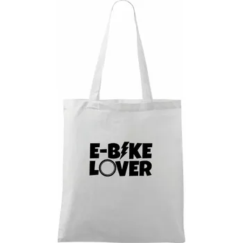 E-bike lover - Taška bavlněná - 42 x 38 cm ( Bílá )