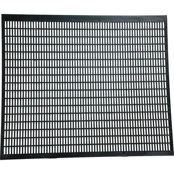 Mateří mřížka Dadant, Langstroth černá, horizontální hrubá (418 x 490 mm)