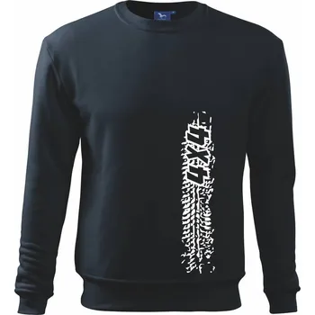 Chlapecké tričko Pneu stopa 4x4 - Mikina Essential dětská - 146 cm/10 let ( Námořní modrá (velmi tmavá - téměř černá) )