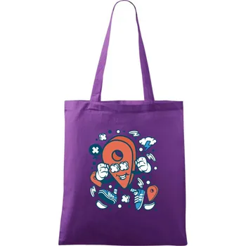 Výletník - Taška bavlněná - 42 x 38 cm ( Fialová )