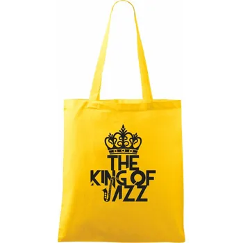 King of Jazz - Taška bavlněná - 42 x 38 cm ( Žlutá )
