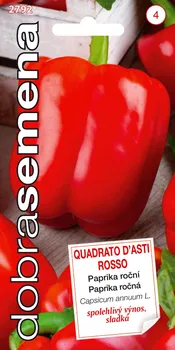 Semeno Dobrá semena Quadrato D´asti Rosso paprika roční 0,4 g