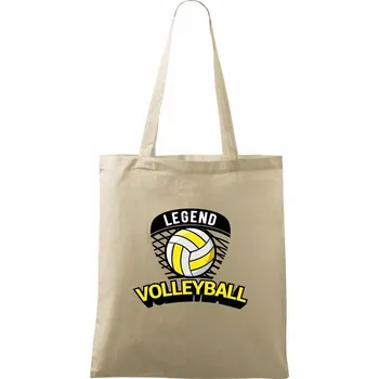 Nákupní taška Volleyball legend - Taška bavlněná - 42 x 38 cm ( Naturální )