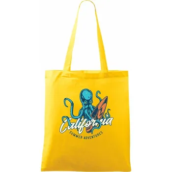 Summer adventures California - Taška bavlněná - 42 x 38 cm ( Žlutá )
