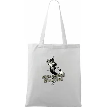 Nákupní taška Nedalo se odolat, mám to v sobě golf - Taška bavlněná - 42 x 38 cm ( Bílá )