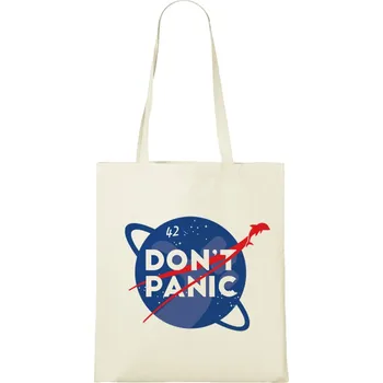 Plátěná taška Stopařův Průvodce po Galaxii - Don´t Panic